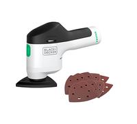 BLACK+DECKER Reviva Cordless 12V Sander with 10 Sanding Sheets REVDS12A10-GB