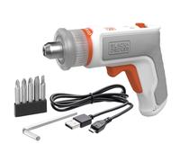 Black and Decker 3.6v Cordless Furniture Assembly Tool 1 x 1.5ah Integrated Li-ion Battery Charger No Case