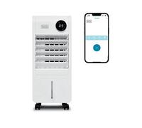 BLACK+DECKER Smart Digital Air Cooler, App & Remote Control, Weekly Programmable Timer, 3 Airflow Modes, Portable with 7L Water Tank, BXAC65014GB