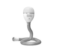 BLACK+DECKER Snake Light, Use for Book Light, Desk Light, and Work Light, 2 Settings, Flexible and Rechargeable (BDCFSL01)