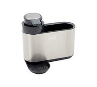 BLACK+DECKER Soap Dispenser & Sink Tidy, 230ml Capacity, Removable Drip Tray, One Press Activation, Stainless Steel Material, 15.5 x 17 x 13cm