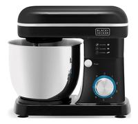 BLACK+DECKER BXMX12054GB Stand Mixer with 6 Speed Settings & Pulse Function, 1300W, 5L, Black