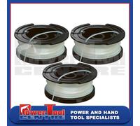 Black & Decker String Strimmer Spool and Line x 3 GLC2000 GLC2500 GLC2500L