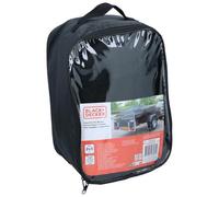 Black+Decker Trailer Net - 2 x 3 m - Stretchy Elastic Band 8 mm - With Storage Bag - Black