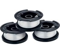 Black+Decker Weed Eater String, Trimmer Line, 3-Pack, 30-Feet Of Replacement Spool, 0.065-Inch Diameter (Af1003Zp)