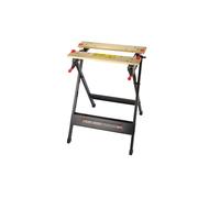 Black & Decker Foldable Workbench with Clamping Ac tion Steel, Wood