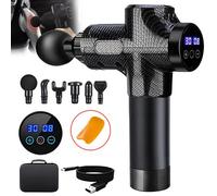 Black Deep Tissue Massage Gun For Shoulder & Back