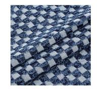 Black Denim Fabric for Sewing, Crafting Stylish by The Yard Jean Material Gray Jean (57''x39'')(Blue3,3x1.45M(9.84x4.75ft))