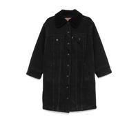 Black Denim Jacket with Faux Fur Collar - female - Levi's - Black - S - Jackets S