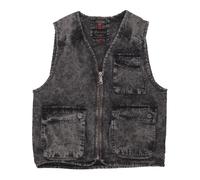 Black Denim Zip Vest - male - Alpha Industries - Waistcoats - Black - L - Jackets L