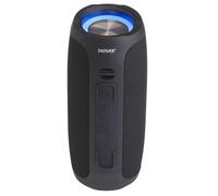 (Black) Denver BTV-220 Portable Bluetooth Speaker Cannon, LED Lights, Rechargeable, USB & Micro SD, AUX In, Handsfree Speaker Phone