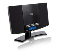 Denver Small CD Player For Home With Speakers & Radio - Mains Power, Vertical, Clock Radio, Remote Control, Wall Mounted CD Player or Desktop Stand - MC-5220