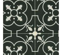 Black Designer Non Slip Vinyl Flooring For Livingroom, Hallways, Kitchen, 2mm Thick Vinyl Sheet-1M(3'3") X 2M(6'6")-2M²