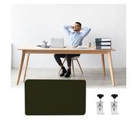 Black Desk Divider Privacy Panel Sound-Absorbing Cubicle Partitions for Home Office & Library No Drill Clamp-On Design 135x35cm Standing Workstation Divider