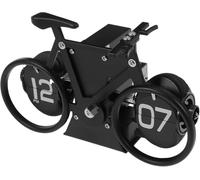 Black Desktop Clock - Retro Tube Spectrum Clock Innately Designed for Style Decorative Wall