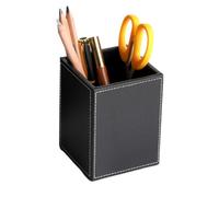 Black Desktop Organiser Stationery Pen Pot