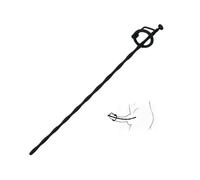 Black Detachable Hollow Horse-Eye Rod for Men, 30cm Long, Suitable for Beginners-UKRM5801 (S)