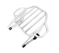 Black Detachable Luggage Rack For Street For Touring Glide Detachable Two Up Luggage Rack(Silvery)