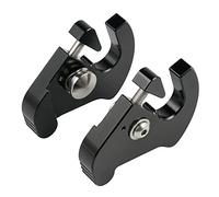 Black Detachable Mounting Luggage Rack Latch Clips Backrest Mounting Rack Latch Clip Compatible for Harley Touring Softail Sportster Electra Road Street Glide Road King Softail Night Train Fat Boy