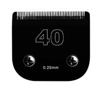 Black Detachable Pet Dog Cat Grooming Clipper Blade,Compatible for Andis,AG,AGC,AGP,AGRC,Compatible for Wahl,KM10 Series,Animals Clippers Trimmer Replacement Parts(40(0.25mm))