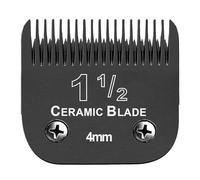 Black Detachable Pet Dog Cat Grooming Clipper Blade,Compatible for Andis,AG,AGC,AGP,AGRC,Compatible for Wahl,KM10 Series,Animals Clippers Trimmer Replacement Parts(1-1-2(4mm))
