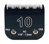 Black Detachable Pet Dog Grooming Clipper Stainless Steel Blades Set,Compatible With Andis,Oster A5,Compatible For Wahl， KM10 Series Clippers Hair Clipper Parts(10-1.6mm)