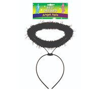 Black Devil Feather Angel Halo Headband Fancy Dress Costume Hen Party Halloween Dress up
