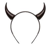 Black Devil Horns Headband Adult Unisex Halloween Demon Fancy Dress Accessory