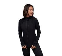 Black Diamond Coefficient LT Hybrid Hoody for Women - Lightweight Running Jacket in Black