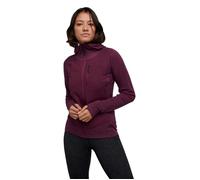 Black Diamond Coefficient LT Hybrid Hoody for Women - Lightweight Running Jacket in Blackberry