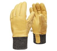 Black Diamond - Ski gloves - Dirt Bag Gloves Natural for Men, in Leather - Yellow Yellow XS