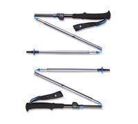BLACK DIAMOND Distance Flz Poles Pewter - Trail pole - Black/Grey/Blue - size 125 125