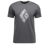 Black Diamond - Engineered Diamond S/S Tee - T-shirt size M, grey
