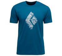 Black Diamond - Engineered Diamond S/S Tee - T-shirt size XL, blue