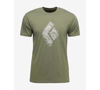 Black Diamond Engineered Diamond Short Sleeve T-shirt Green S Man