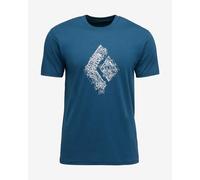 Black Diamond Engineered Diamond Short Sleeve T-shirt Intense Blue - XS