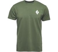 BLACK DIAMOND Equipment For Alpinist Ss Tee - Men - Green - size L- model 2027 L