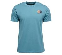 Black Diamond Faded Short Sleeve T-Shirt Sky Blue - L