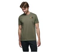 Black Diamond Faded Short Sleeve T-Shirt Green S Men