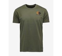 Black Diamond Faded Short Sleeve T-Shirt Dark Green - M