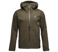 Black Diamond - Fineline Stretch Shell - Waterproof jacket size XS, brown