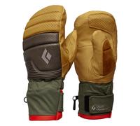 Black Diamond - Freeride mitten in PrimaLoft® and GORE-TEX - Progression Mitts Beeswax Walnut for Men in Leather - Size S - Yellow Yellow S