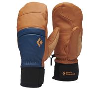 Black Diamond - Freeride mittens in PrimaLoft® - Spark Mitts Henna Ink Blue in Leather - Size 169-180 cm - Brown Brown 169-180 cm