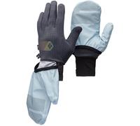 Black Diamond - Gloves with folding mitten - Gridtech Storm Hood Gloves Carbon Glacier for Men - Size L - Blue Blue