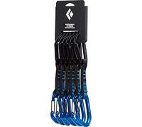 Black Diamond - Set of 6 quickdraws - Hotforge Hybrid Quickpack 12Cm Blue Blue