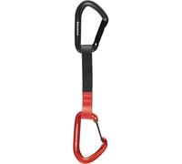 BLACK DIAMOND HotForge Hybrid Draw | Top Key Lock & Bottom Wire Closure | Durable Nylon Dogbone | Sport Climbing & Trad Carabiner | Octane | 6.3"