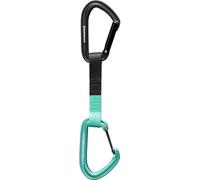 BLACK DIAMOND HotForge Hybrid Quickdraw | Keyed Lock Top & Wiregate Bottom | Durable Nylon Dogbone | Sport & Trad Climbing Draw | Light Green | 4.7"