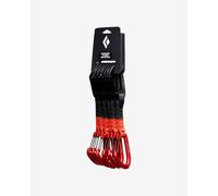 Black Diamond - Pack of 6 climbing quickdraws - Hotforge Hybrid Quickpack 12 Cm Octane - Red Red one size