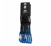 Black Diamond - Set of 6 quickdraws - Hotforge Hybrid Quickpack 12Cm Blue Blue
