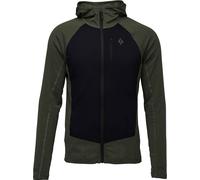 Black Diamond - Insulated and versatile fleece - M Coefficient LT Hybrid Hoody Tundra-Black for Men in Nylon - Size S - Green Green S